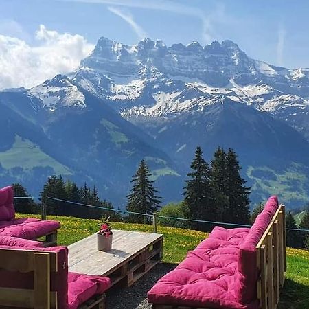 Chalet Chanso Morgins Buitenkant foto