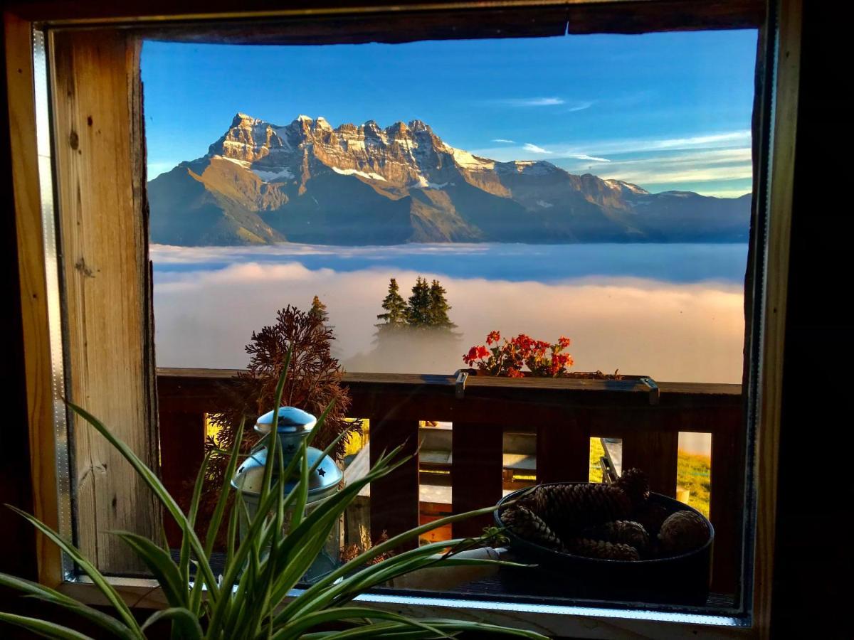 Chalet Chanso Morgins Buitenkant foto
