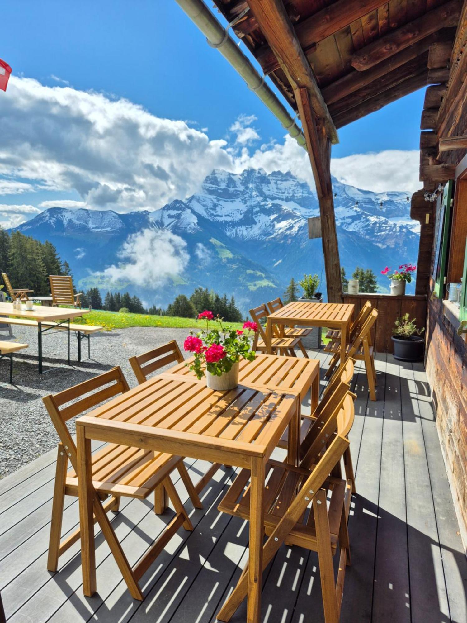 Chalet Chanso Morgins Buitenkant foto