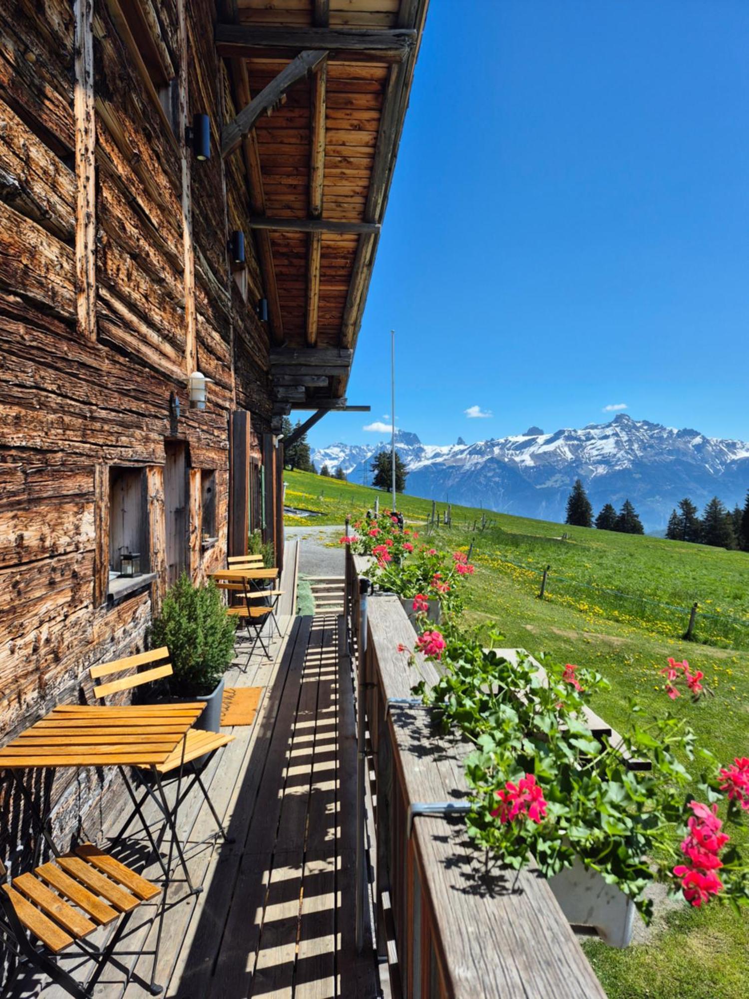 Chalet Chanso Morgins Buitenkant foto
