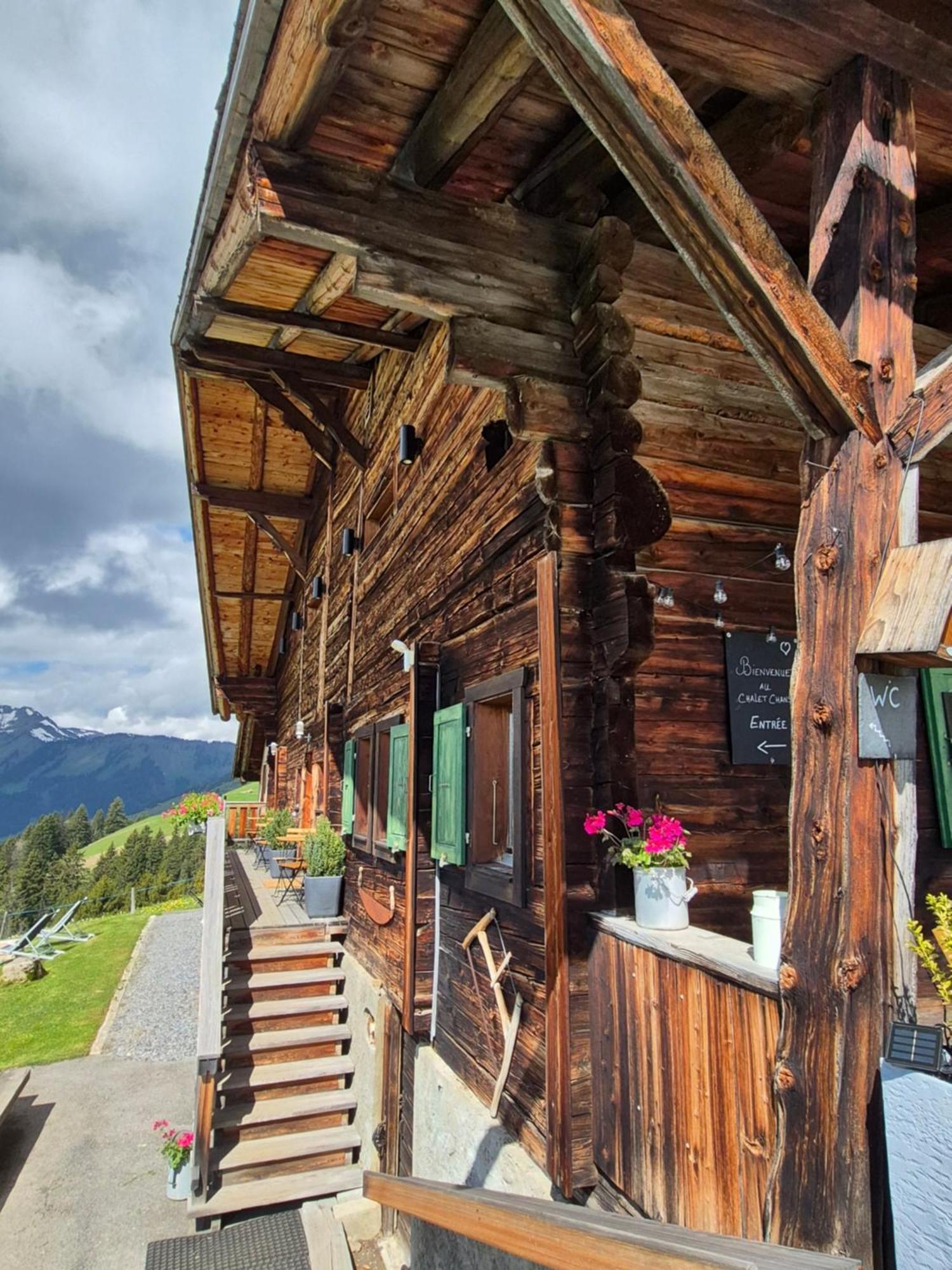 Chalet Chanso Morgins Buitenkant foto