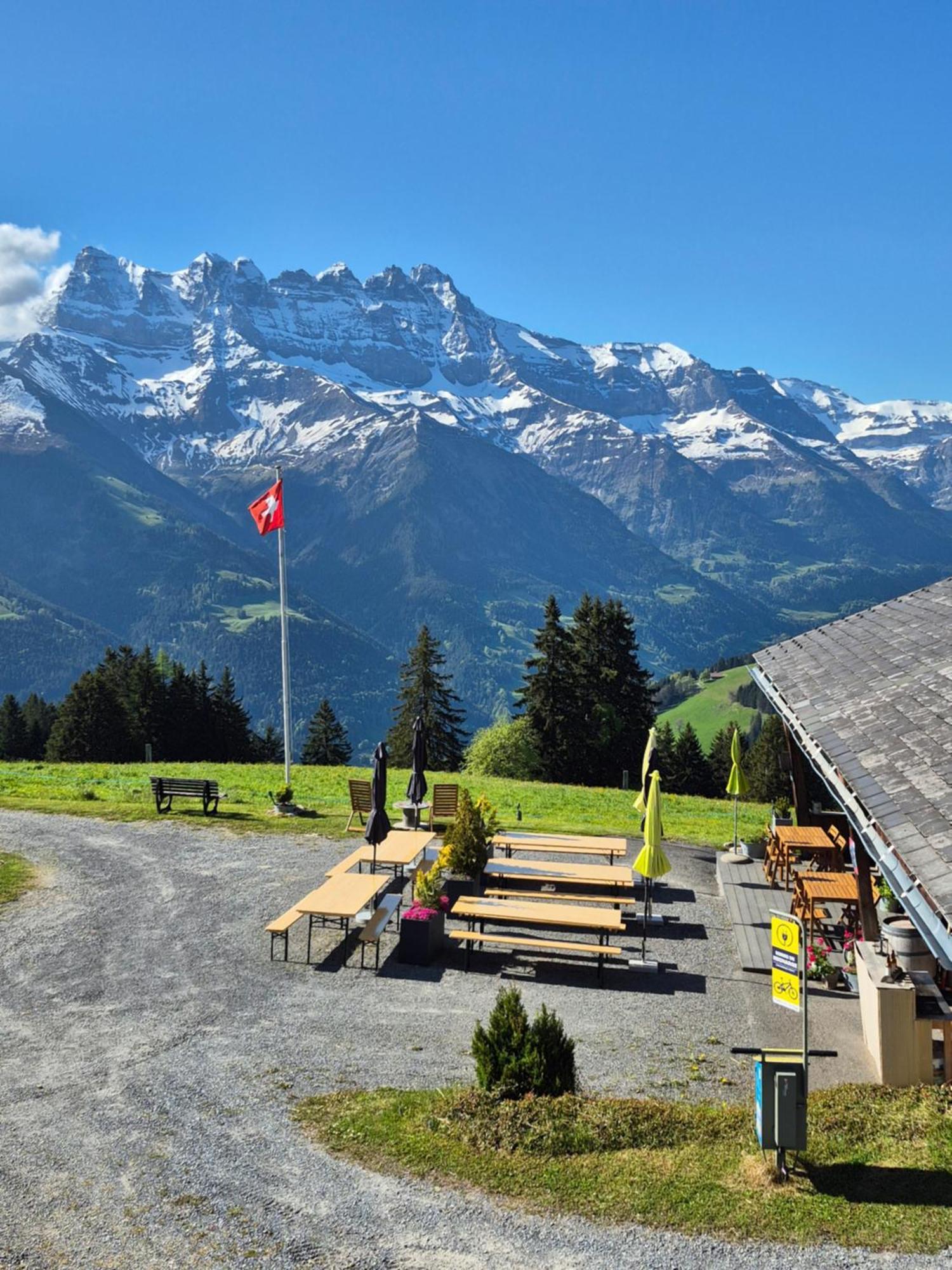 Chalet Chanso Morgins Buitenkant foto